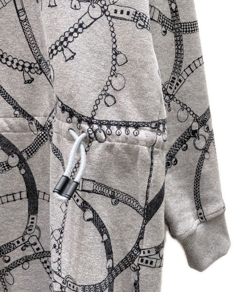 HERMES（エルメス）HERMES (エルメス) Tresor de Medor スウェットシャツドレス グレー サイズ:36の古着・服飾アイテム