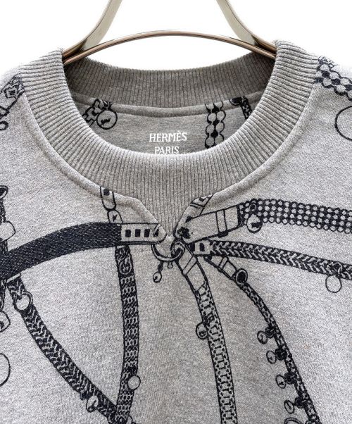 HERMES（エルメス）HERMES (エルメス) Tresor de Medor スウェットシャツドレス グレー サイズ:36の古着・服飾アイテム