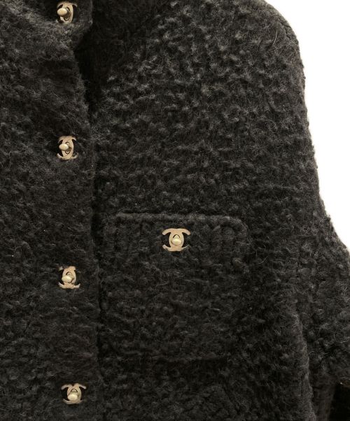 CHANEL（シャネル）CHANEL (シャネル) ココマークニットカーディガン ブラック サイズ:36の古着・服飾アイテム
