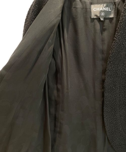 CHANEL（シャネル）CHANEL (シャネル) ノーカラー1Bジャケット ブラック サイズ:38の古着・服飾アイテム