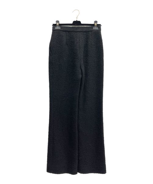 CHANEL（シャネル）CHANEL (シャネル) ウールツイードパンツ ブラック サイズ:36の古着・服飾アイテム