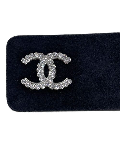 CHANEL（シャネル）CHANEL (シャネル) ココマークレザーベルト ブラック サイズ:85/34の古着・服飾アイテム