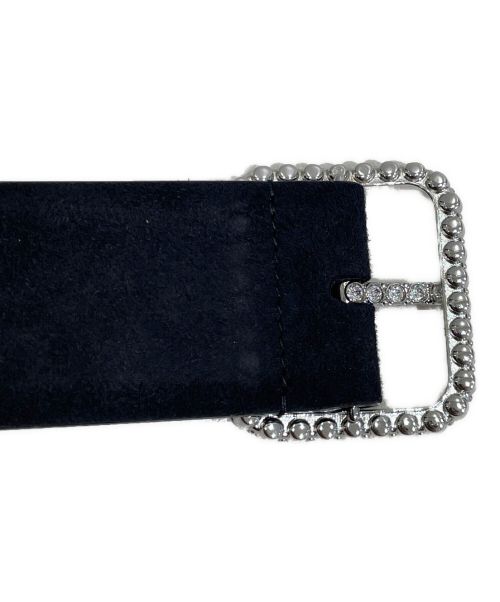 CHANEL（シャネル）CHANEL (シャネル) ココマークレザーベルト ブラック サイズ:85/34の古着・服飾アイテム