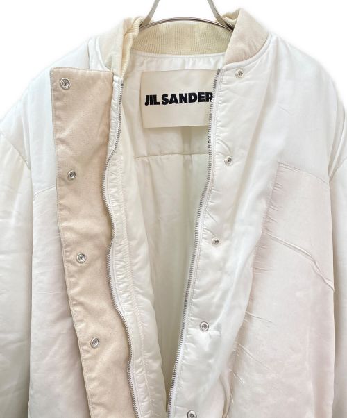 JIL SANDER（ジルサンダー）JIL SANDER (ジルサンダー) ボンバージャケット アイボリー サイズ:34の古着・服飾アイテム