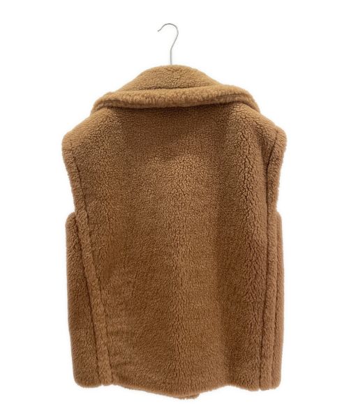 MaxMara（マックスマーラ）MaxMara (マックスマーラ) テディベアベスト キャメル サイズ:Ｓの古着・服飾アイテム