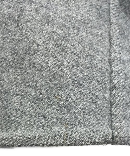 CELINE（セリーヌ）CELINE (セリーヌ) カシミヤボタンレスコート グレー サイズ:38の古着・服飾アイテム