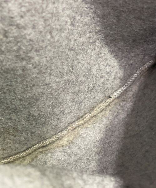 CELINE（セリーヌ）CELINE (セリーヌ) カシミヤボタンレスコート グレー サイズ:38の古着・服飾アイテム