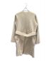 LOEWE (ロエベ) ムートンノーカラーコート ホワイト サイズ:36：148000円