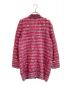 CHANEL (シャネル) ボーダーモヘアロングニットカーディガン ショッキングピンク サイズ:36：348000円