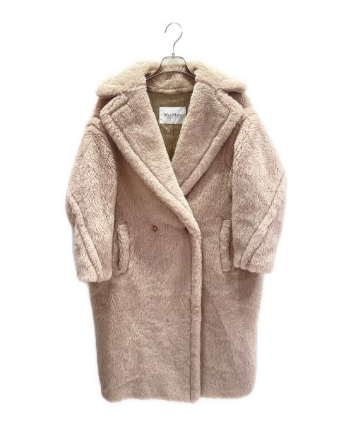 MaxMara（マックスマーラ）MaxMara (マックスマーラ) テディベアコート ピンクベージュ サイズ:ⅩSの古着・服飾アイテム