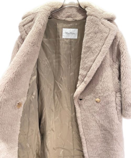 MaxMara（マックスマーラ）MaxMara (マックスマーラ) テディベアコート ピンクベージュ サイズ:ⅩSの古着・服飾アイテム