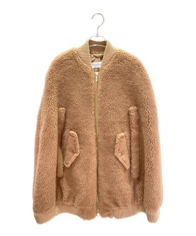【値下げ】Max Mara JUGLAS テディ　ケープ　S キャメル 3090043269820707_01_5549.jpeg