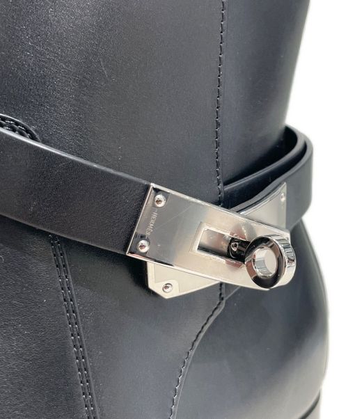 HERMES（エルメス）HERMES (エルメス) ネオショートブーツ ブラック サイズ:38 未使用品の古着・服飾アイテム