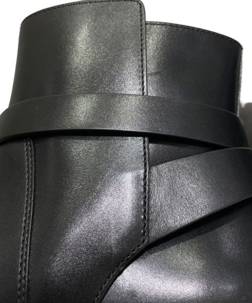 HERMES（エルメス）HERMES (エルメス) ネオショートブーツ ブラック サイズ:38 未使用品の古着・服飾アイテム