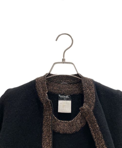 CHANEL（シャネル）CHANEL (シャネル) アンサンブルカーディガン ブラック サイズ:38の古着・服飾アイテム