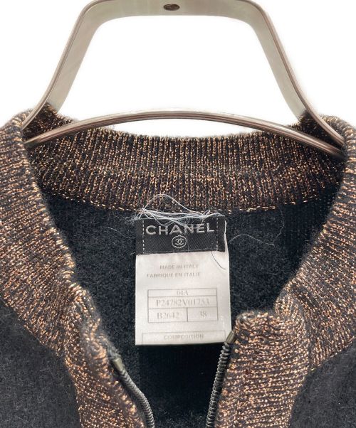 CHANEL（シャネル）CHANEL (シャネル) アンサンブルカーディガン ブラック サイズ:38の古着・服飾アイテム
