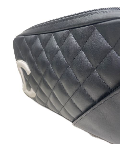 CHANEL（シャネル）CHANEL (シャネル) カンボンアクセサリーポーチ ブラックの古着・服飾アイテム