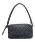 CHANEL (シャネル) カンボンアクセサリーポーチ ブラック：178000円