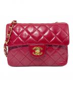 CHANELシャネル）の古着「ミニマトラッセ」｜レッド