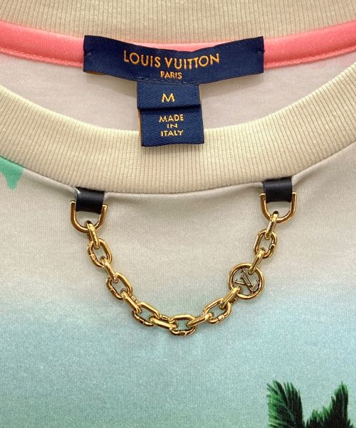 LOUIS VUITTON（ルイ ヴィトン）LOUIS VUITTON (ルイ ヴィトン) エピプリントパームツリーTシャツ ベージュ サイズ:Mの古着・服飾アイテム