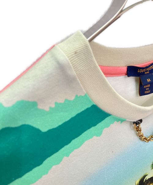 LOUIS VUITTON（ルイ ヴィトン）LOUIS VUITTON (ルイ ヴィトン) エピプリントパームツリーTシャツ ベージュ サイズ:Mの古着・服飾アイテム