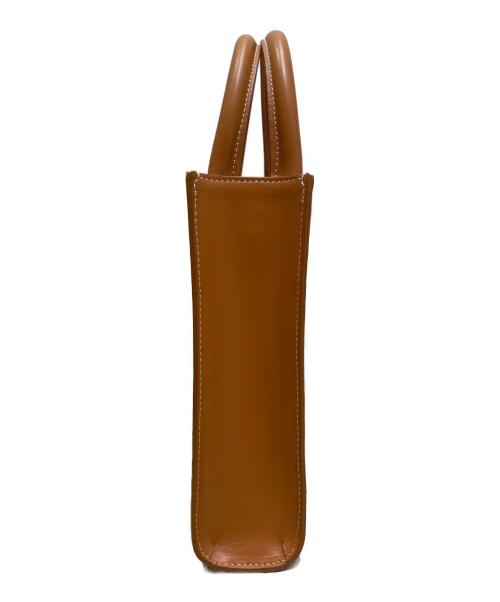 CELINE（セリーヌ）CELINE (セリーヌ) ミニバーティカルカバ アイボリー×ブラウンの古着・服飾アイテム
