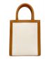 CELINE (セリーヌ) ミニバーティカルカバ アイボリー×ブラウン：128000円
