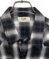 中古・古着 CELINE (セリーヌ) クラシックフィットチェックシャツ ブラック×ホワイト サイズ:XL：39800円
