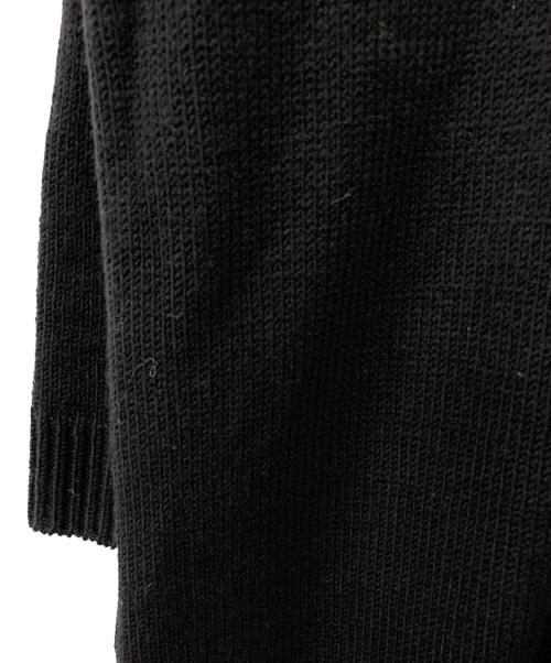 malamute（マラミュート）malamute (マラミュート) ダブルスリットプルオーバーニット ブラック サイズ:Fの古着・服飾アイテム