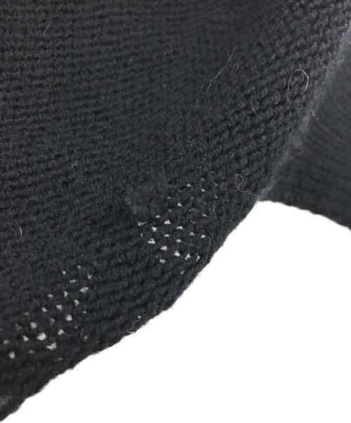 malamute（マラミュート）malamute (マラミュート) ダブルスリットプルオーバーニット ブラック サイズ:Fの古着・服飾アイテム