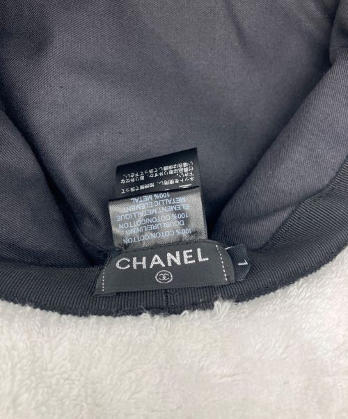 CHANEL（シャネル）CHANEL (シャネル) バケットハット ホワイト サイズ:Lの古着・服飾アイテム