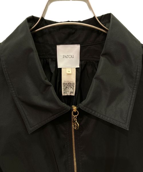 patou（パトゥ）patou (パトゥ) ZIPPED MAXI DRESS ブラック サイズ:34の古着・服飾アイテム