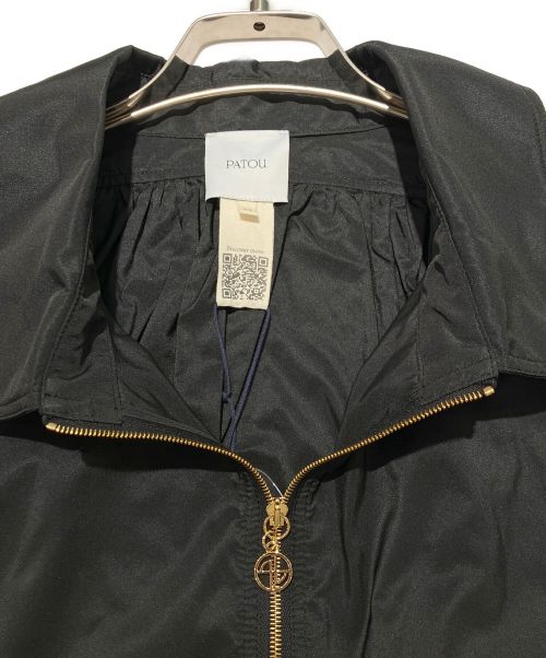 patou（パトゥ）patou (パトゥ) ZIPPED MAXI DRESS ブラック サイズ:34の古着・服飾アイテム