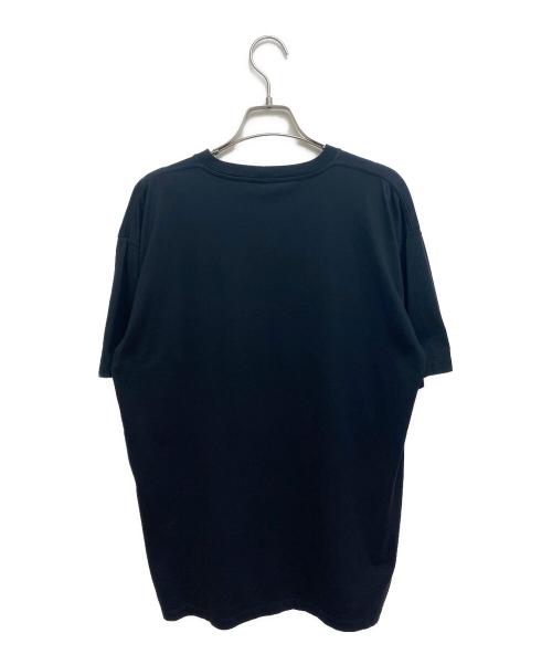 CELINE（セリーヌ）CELINE (セリーヌ) フロッキーロゴプリントTシャツ ブラック サイズ:Sの古着・服飾アイテム