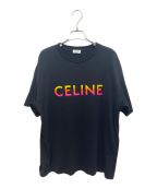 CELINEセリーヌ）の古着「ルーズTシャツ / コットンジャージー」｜ブラック