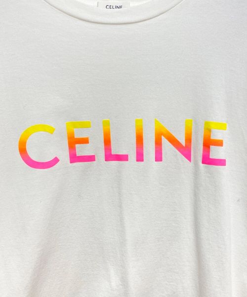 CELINE（セリーヌ）CELINE (セリーヌ) 22SS ルーズTシャツ / コットンジャージー ホワイト サイズ:Sの古着・服飾アイテム