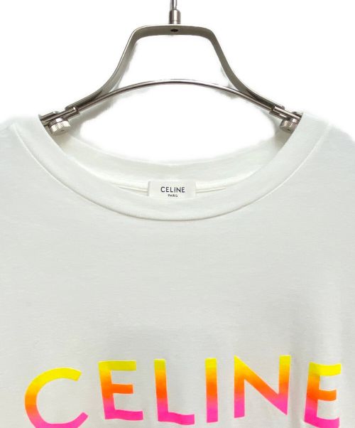 CELINE（セリーヌ）CELINE (セリーヌ) 22SS ルーズTシャツ / コットンジャージー ホワイト サイズ:Sの古着・服飾アイテム