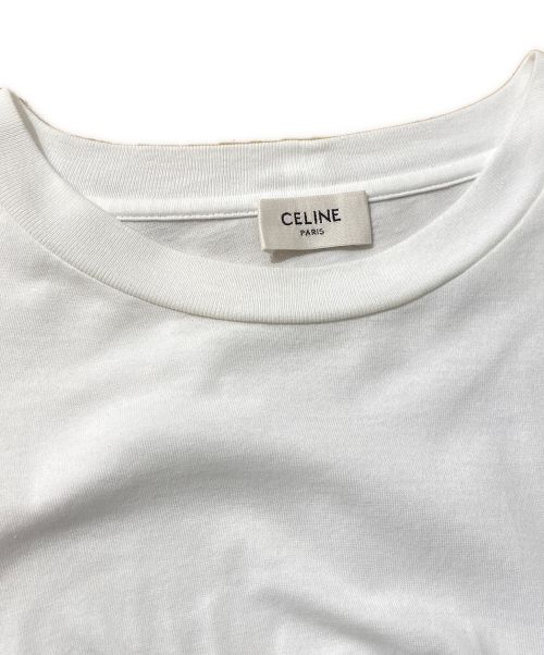 CELINE（セリーヌ）CELINE (セリーヌ) 21SS スタッズ付きルーズTシャツ ホワイト サイズ:Sの古着・服飾アイテム