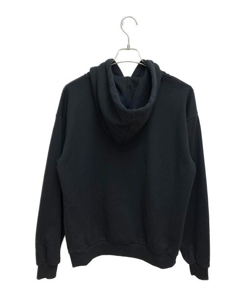 CELINE（セリーヌ）CELINE (セリーヌ) BOY DOLL（ボーイドール） ルーズフーディー / コットンフリース ブラック サイズ:Sの古着・服飾アイテム