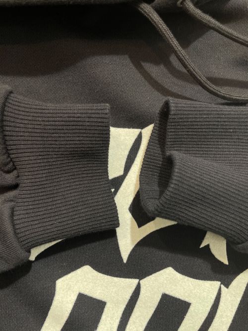 CELINE（セリーヌ）CELINE (セリーヌ) BOY DOLL（ボーイドール） ルーズフーディー / コットンフリース ブラック サイズ:Sの古着・服飾アイテム