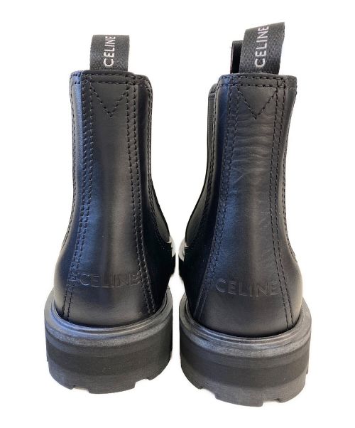 CELINE（セリーヌ）CELINE (セリーヌ) マーガレット チェルシーブーツ ブラック サイズ:42の古着・服飾アイテム