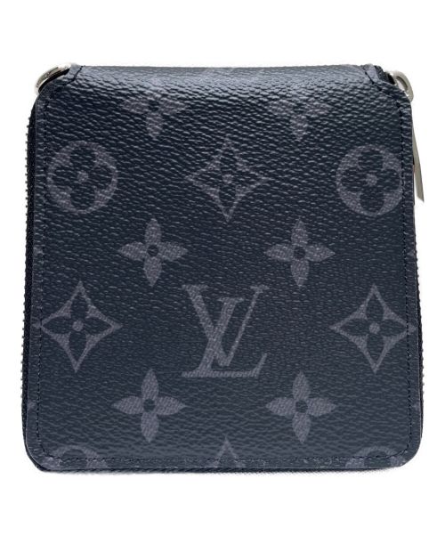 LOUIS VUITTON（ルイ ヴィトン）LOUIS VUITTON (ルイ ヴィトン) エクリプス ジッピー コンパクトウォレット ブラックの古着・服飾アイテム