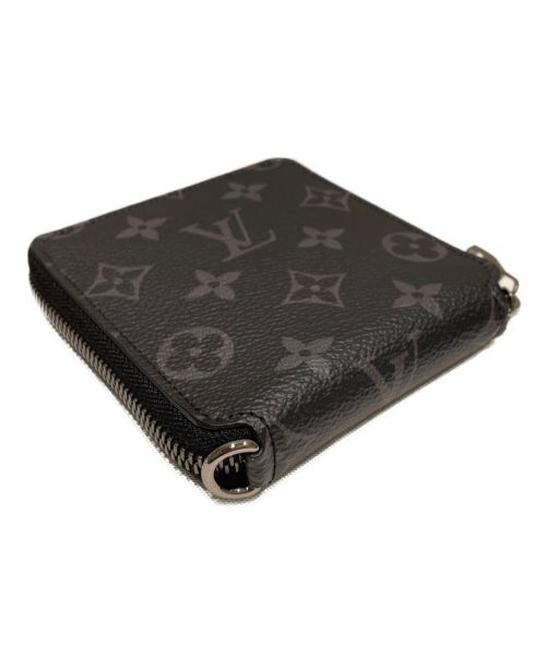 LOUIS VUITTON（ルイ ヴィトン）LOUIS VUITTON (ルイ ヴィトン) エクリプス ジッピー コンパクトウォレット ブラックの古着・服飾アイテム