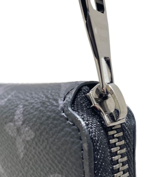LOUIS VUITTON（ルイ ヴィトン）LOUIS VUITTON (ルイ ヴィトン) エクリプス ジッピー コンパクトウォレット ブラックの古着・服飾アイテム