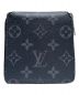 LOUIS VUITTON (ルイ ヴィトン) エクリプス ジッピー コンパクトウォレット ブラック：79800円