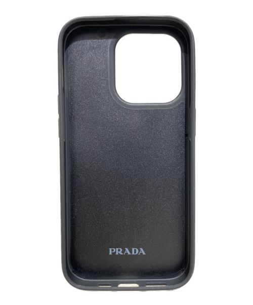 PRADA（プラダ）PRADA (プラダ) サフィアーノレザー iPhone14 Pro用カバー サイズ:iPhone14の古着・服飾アイテム