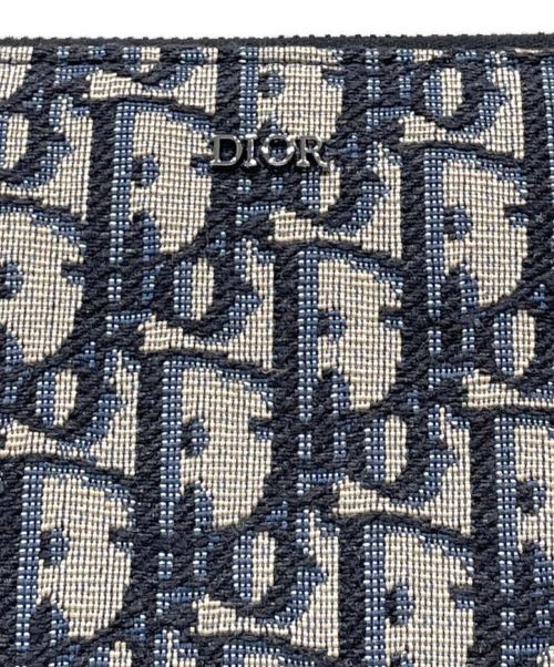 Dior（ディオール）Dior (ディオール) ロングジップウォレット ベージュ×ブラック サイズ:-の古着・服飾アイテム