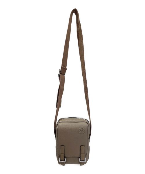 LOEWE（ロエベ）LOEWE (ロエベ) ミリタリークロスボディーバッグ ブラウンの古着・服飾アイテム