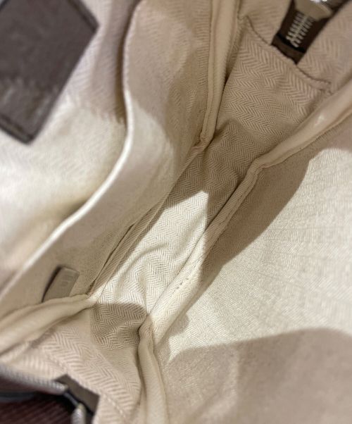 LOEWE（ロエベ）LOEWE (ロエベ) ミリタリークロスボディーバッグ ブラウンの古着・服飾アイテム