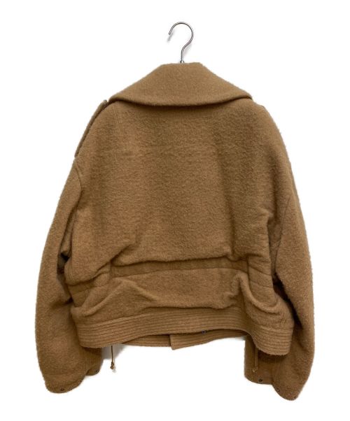 AURALEE（オーラリー）AURALEE (オーラリー) BRUSHED BABY CAMEL MELTON BLOUSON(ブラッシュドベイビーキャメルメルトンブルゾン) キャメル サイズ:3の古着・服飾アイテム